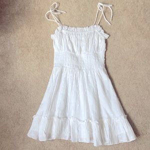White Smock Dress